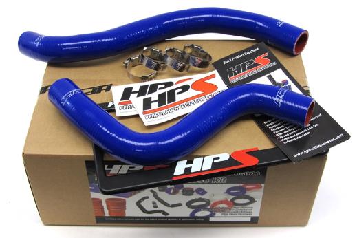 HPS Blue EVO 9 Silicone Radiator Hose Kit Coolant - Blue