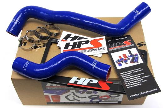 HPS Blue Silicone Radiator Hose Kit Coolant - Blue