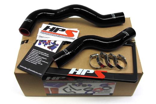 HPS Black Silicone Radiator Hose Kit Coolant - Black