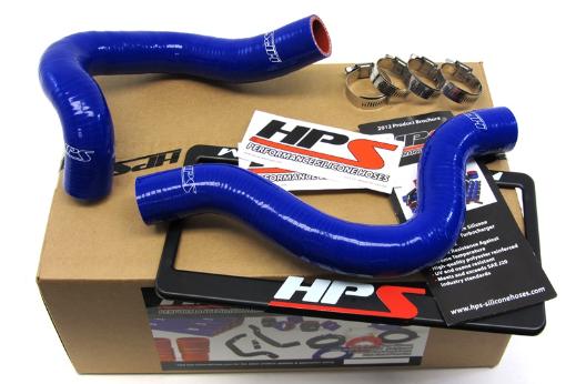 HPS Blue Silicone Radiator Hose Kit Coolant - Blue