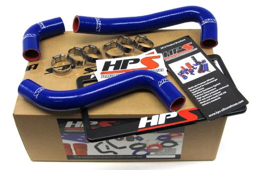 HPS Blue Silicone Radiator Hose Kit Coolant - Blue