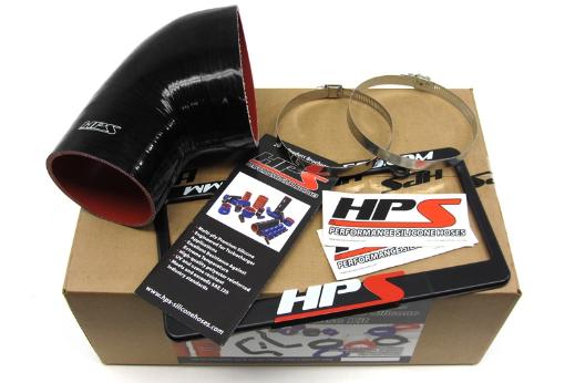 HPS Black Silicone Air Intake Hose Post MAF Tube - Black