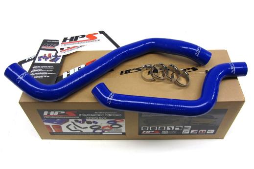 HPS Blue Silicone Radiator Hose Kit Coolant - Blue