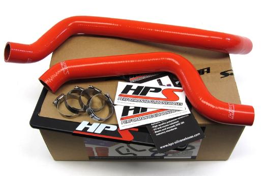 HPS Red Silicone Radiator Hose Kit Coolant - Red