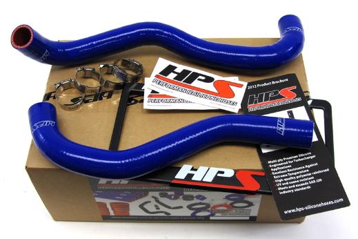 HPS Blue Silicone Radiator Hose Kit Coolant 9th Gen - Blue