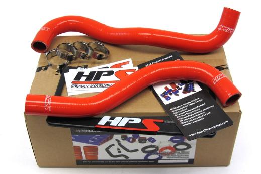 HPS Red Silicone Radiator Hose Kit Coolant 9th Gen - Red