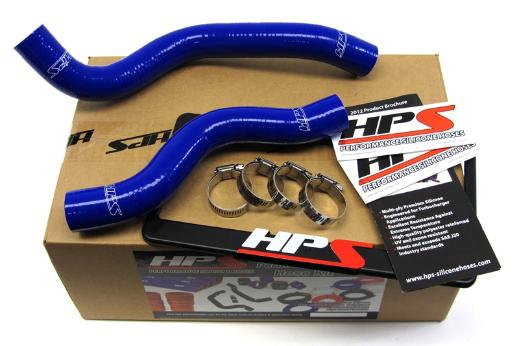 HPS Blue Silicone Radiator Hose Kit Coolant - Blue