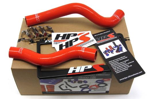 HPS Red Silicone Radiator Hose Kit Coolant - Red