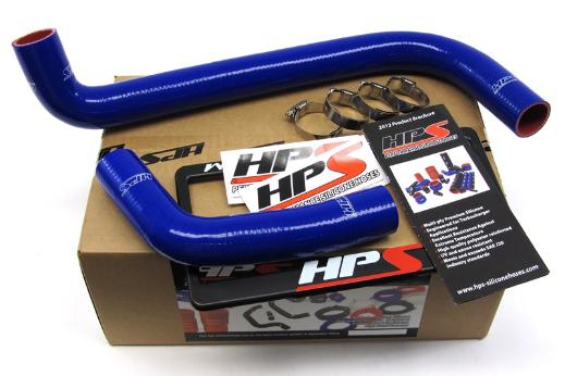 HPS Blue Silicone Radiator Hose Kit Coolant - Blue