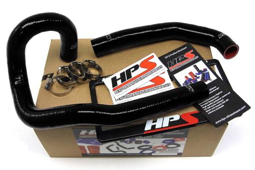 HPS Black Silicone Radiator Hose Kit Coolant - Black