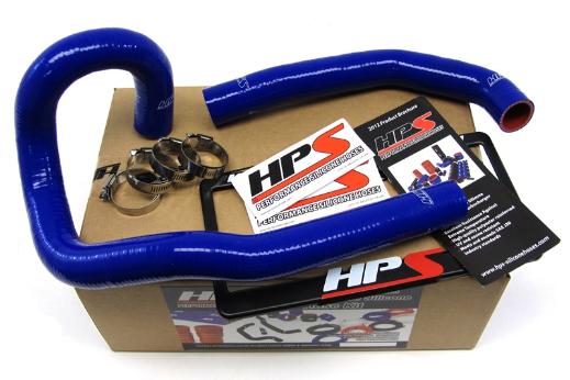 HPS Blue Silicone Radiator Hose Kit Coolant - Blue