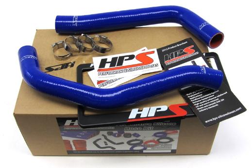 HPS Blue Silicone Radiator Hose Kit Coolant - Blue