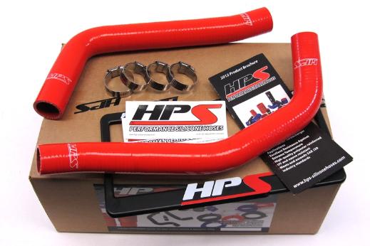 HPS Red Silicone Radiator Hose Kit Coolant - Red