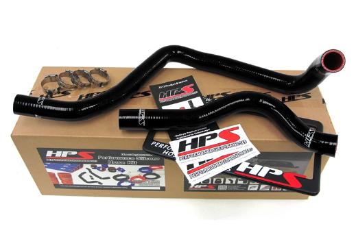 HPS Black Silicone Radiator Hose Kit Coolant - Black