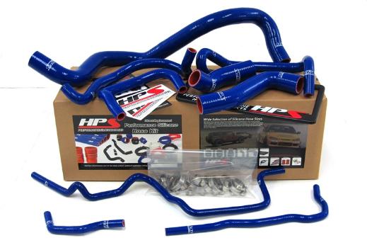 HPS Blue MK4 Silicone Radiator Hose Kit Coolant - Blue