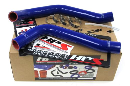 HPS Blue Silicone Radiator Hose Kit Coolant - Blue