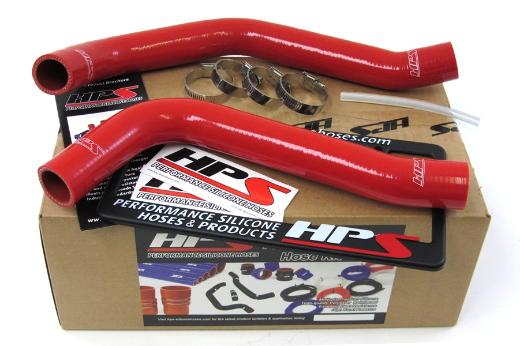 HPS Red Silicone Radiator Hose Kit Coolant - Red