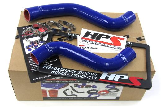 HPS Blue Silicone Radiator Hose Kit Coolant - Blue