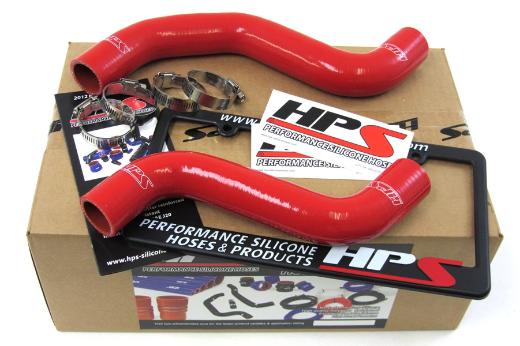 HPS Red Silicone Radiator Hose Kit Coolant - Red