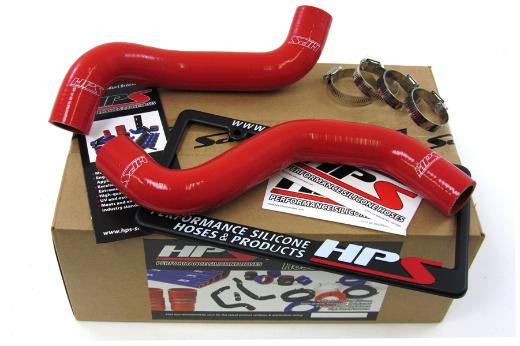 HPS Red Silicone Radiator Hose Kit Coolant - Red