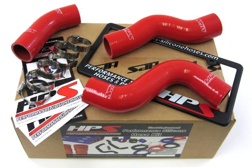 HPS Red FJ80 Silicone Radiator Hose Kit Coolant - Red