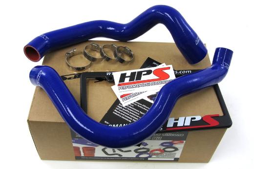 HPS Blue XJ Silicone Radiator Hose Kit Coolant - Blue