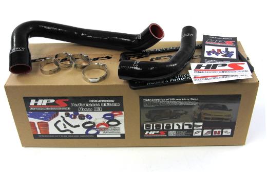 HPS Black TJ Silicone Radiator Hose Kit Coolant - Black