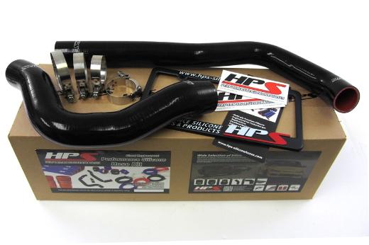 HPS Black Silicone Radiator Hose Kit Coolant - Black