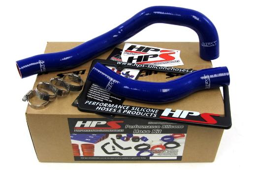 HPS Blue Silicone Radiator Hose Kit Coolant - Blue