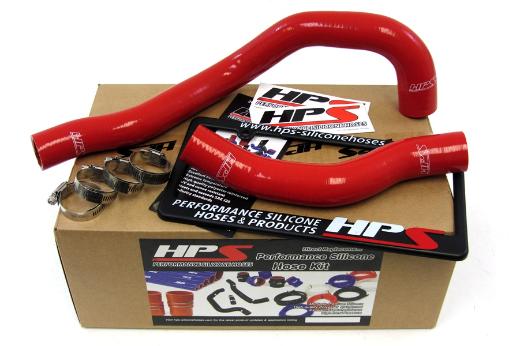 HPS Red Silicone Radiator Hose Kit Coolant - Red