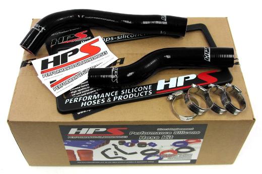 HPS Black Silicone Radiator Hose Kit Coolant - Black