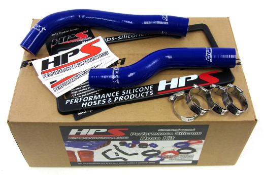 HPS Blue Silicone Radiator Hose Kit Coolant - Blue