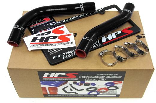 HPS Black Silicone Radiator Hose Kit Coolant - Black