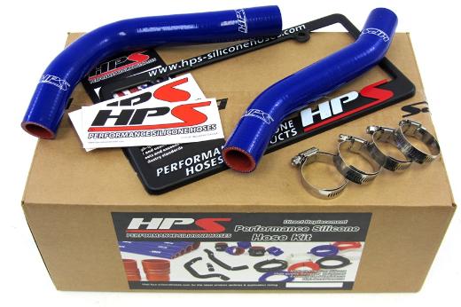 HPS Blue Silicone Radiator Hose Kit Coolant - Blue