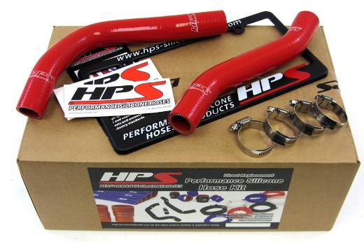 HPS Red Silicone Radiator Hose Kit Coolant - Red