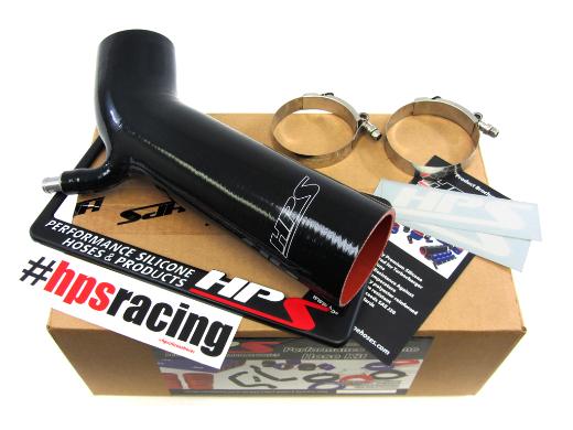 HPS Black Silicone Air Intake Hose Post MAF Tube - Black