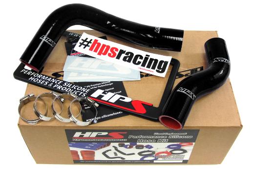 HPS Black Silicone Radiator Hose Kit Coolant - Black