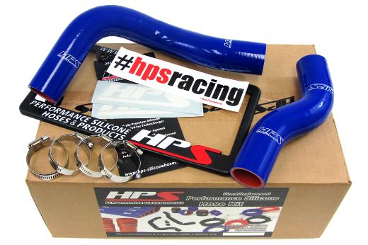 HPS Blue Silicone Radiator Hose Kit Coolant - Blue