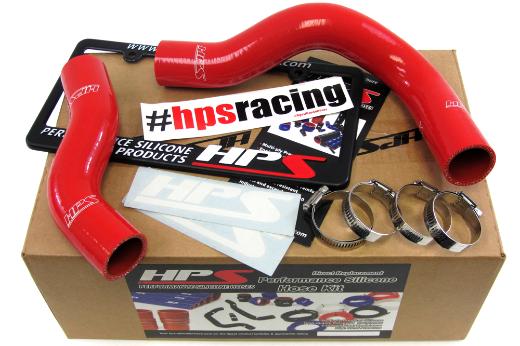 HPS Red Silicone Radiator Hose Kit Coolant - Red