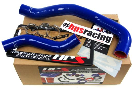 HPS Blue Silicone Radiator Hose Kit Coolant - Blue