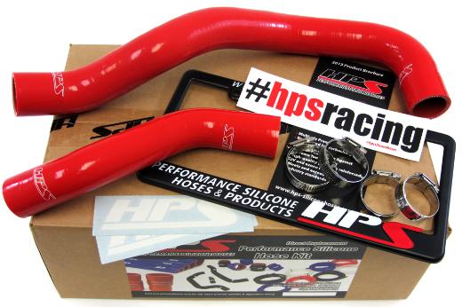 HPS Red Silicone Radiator Hose Kit Coolant - Red