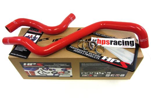 HPS Red Silicone Radiator Hose Kit Coolant - Red