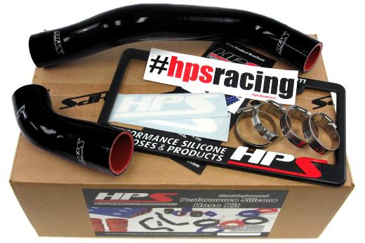 HPS Black Silicone Radiator Hose Kit Coolant - Black