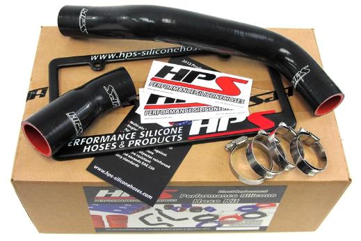 HPS Black Silicone Radiator Hose Kit Coolant - Black