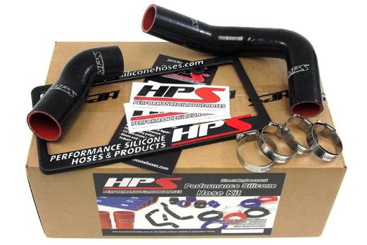 HPS Black Silicone Radiator Hose Kit Coolant - Black