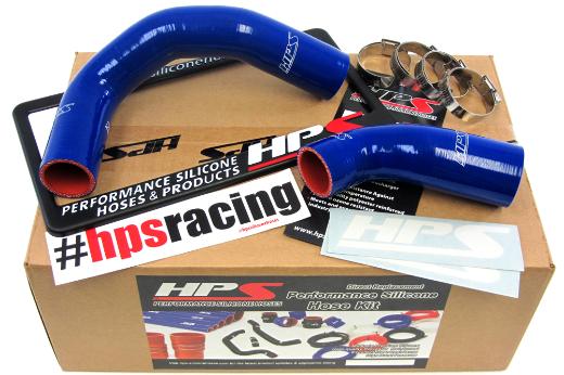 HPS Blue Silicone Radiator Hose Kit Coolant - Blue