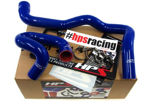 HPS Blue Silicone Radiator Hose Kit Coolant - Blue