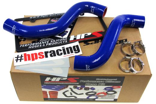 HPS Blue Silicone Radiator Hose Kit Coolant - Blue