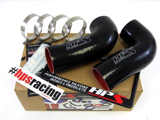 HPS Black Silicone Air Intake Hose Post MAF Tube - Black