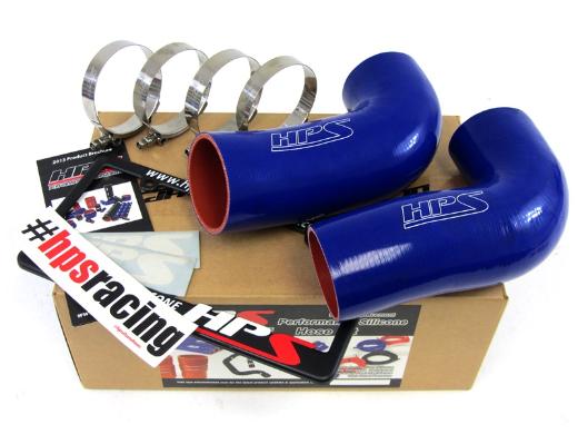 HPS Blue Silicone Air Intake Hose Post MAF Tube - Blue